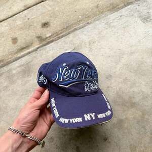 Vintage VAI New York Embroidered Navy Blue Baseball Cap